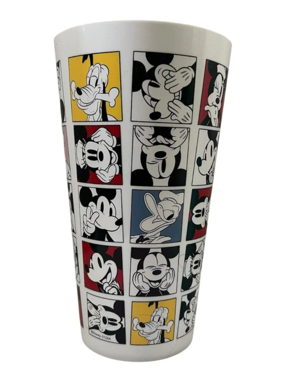 Official Disney Mickey & Friends 32oz Large Plastic Cup Fun Comic Panel Design